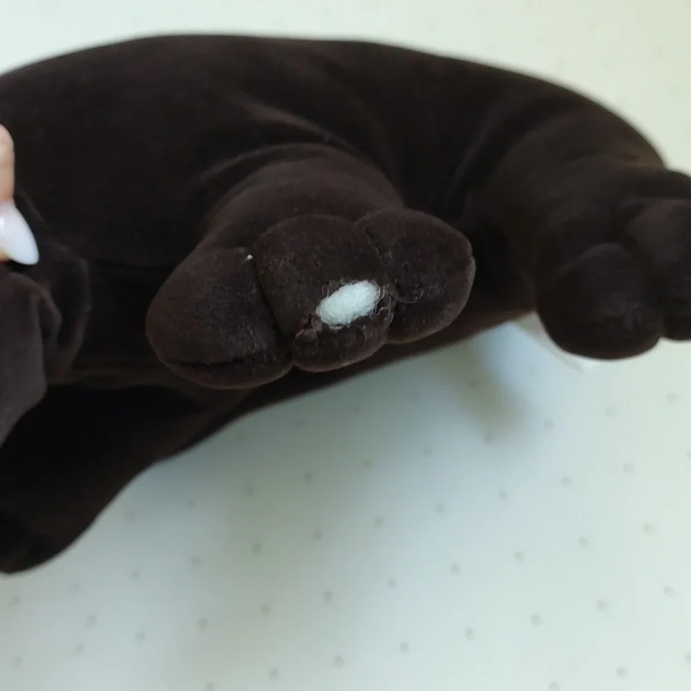 Vintage 1985 Tonka Pound Puppies Chocolate Brown *TEAR* - Picture 4 of 8